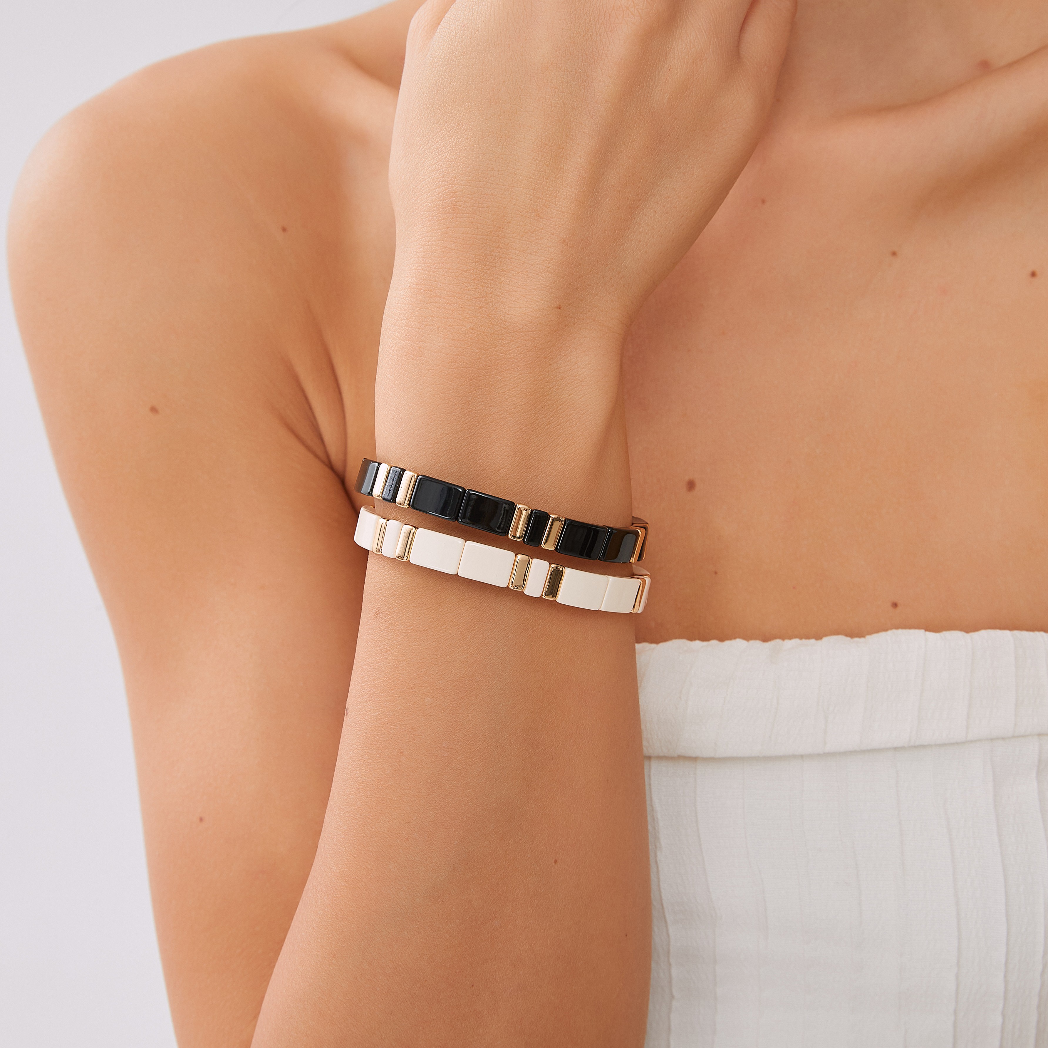 Color bracelet nude gold - 3