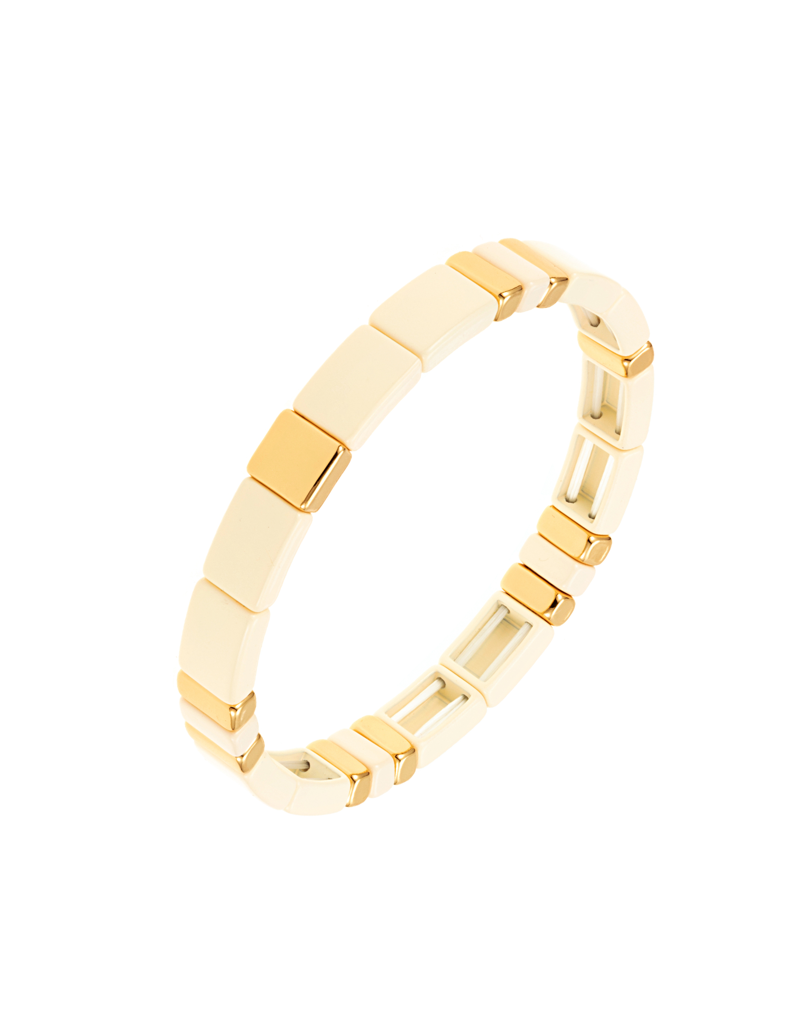 Color bracelet nude gold
