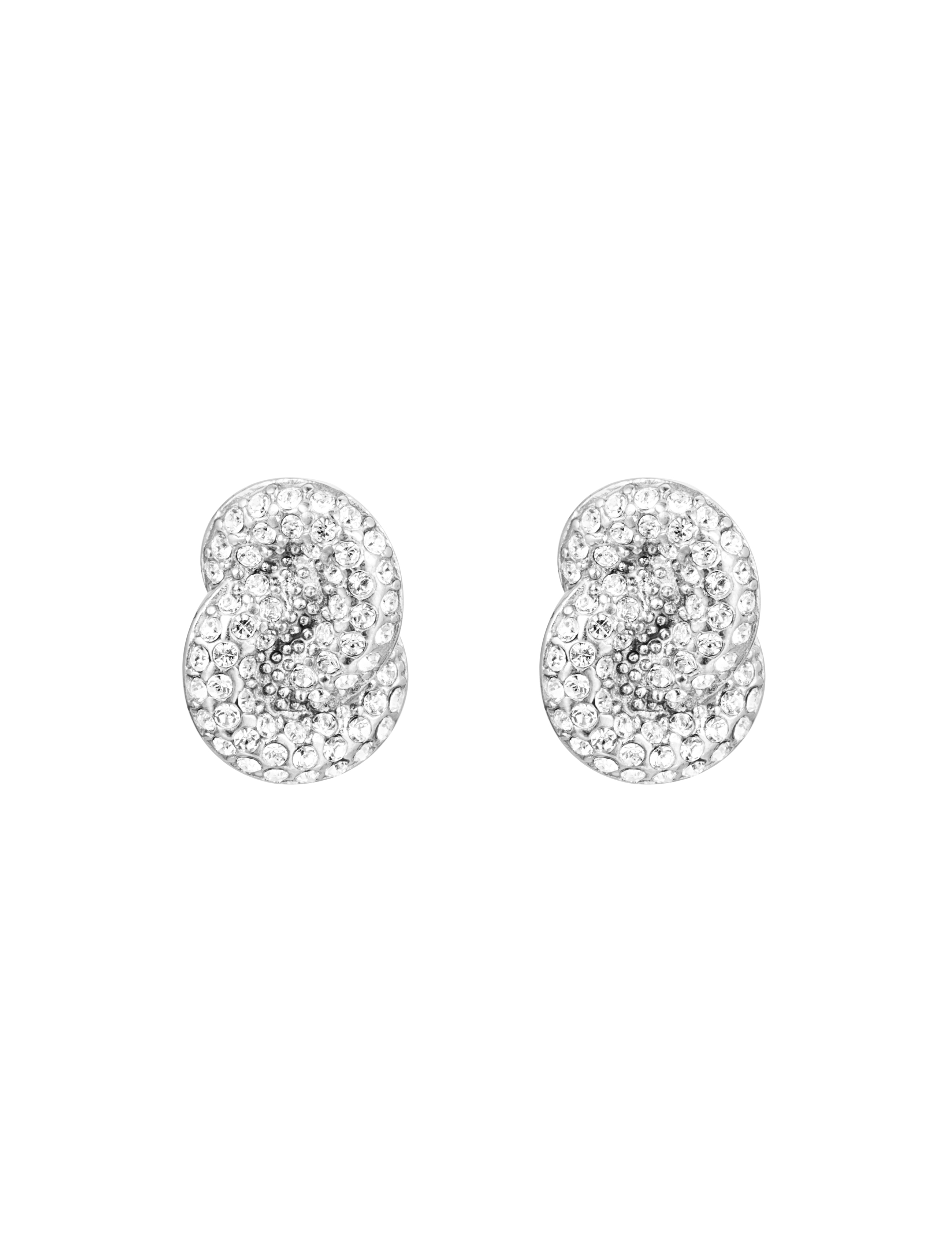 Knot crystal stud steel - 4