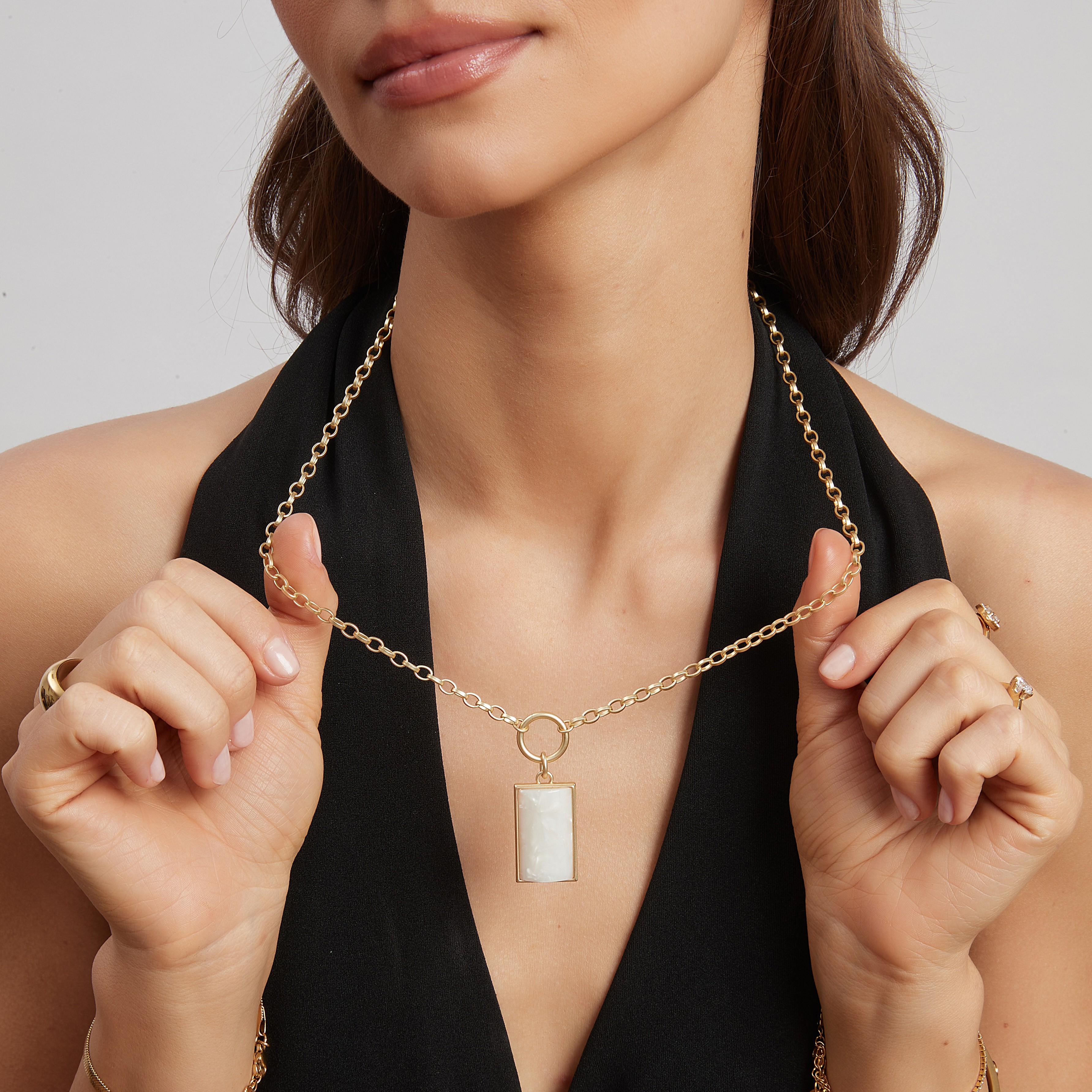 Como necklace marble - 4