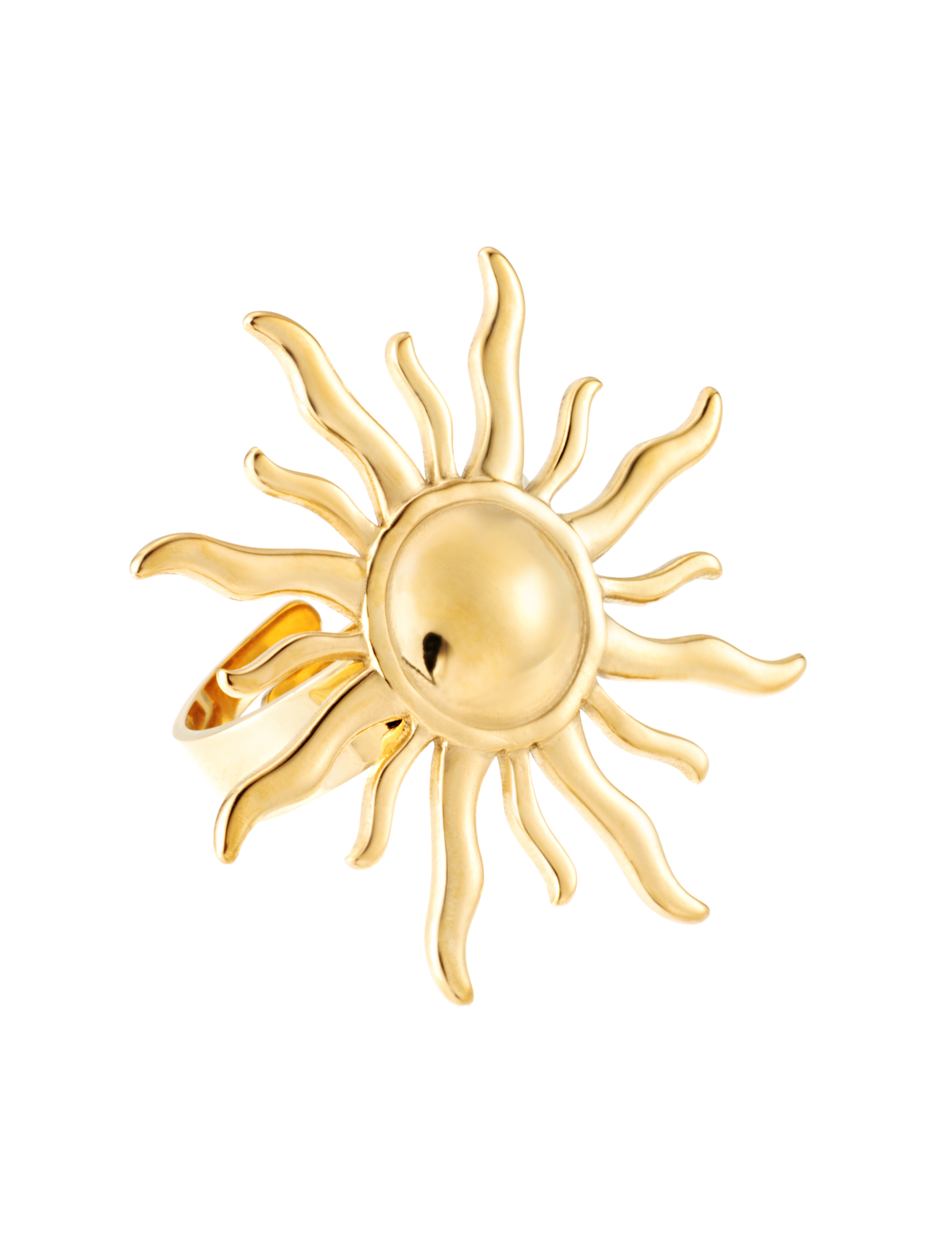 Sun ring gold - 2