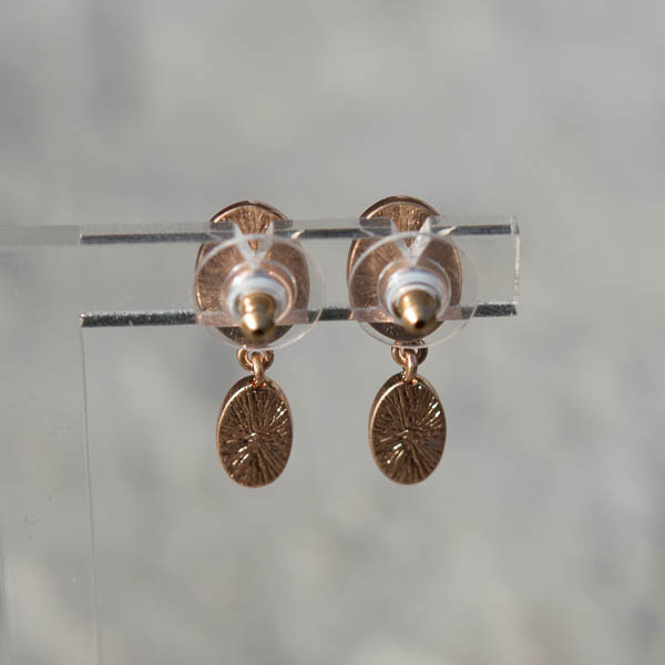 Sence Copenhagen - Earstuds Rose Aventurin  Worn Rose Gold  - 3