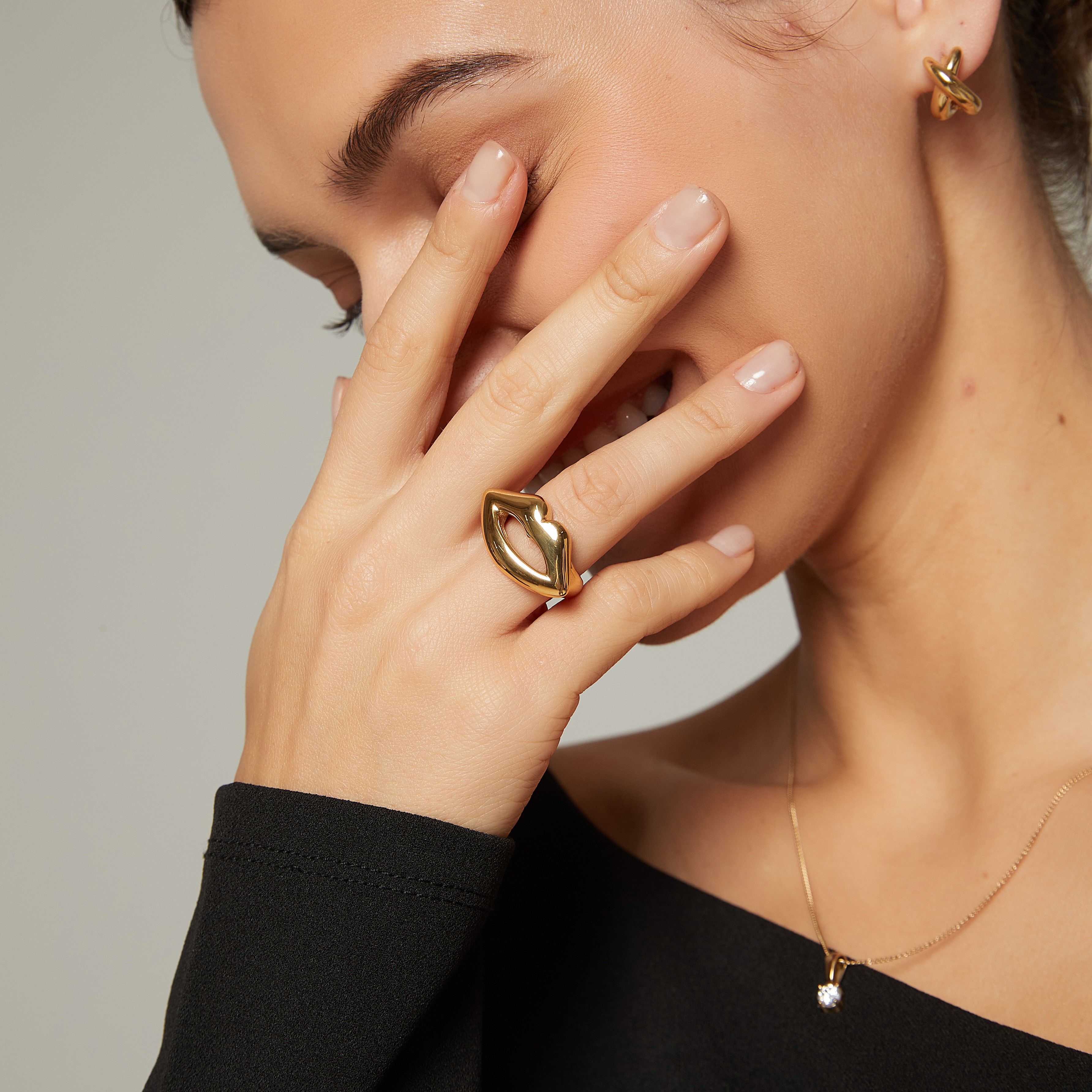 Lipp ring gold - 4
