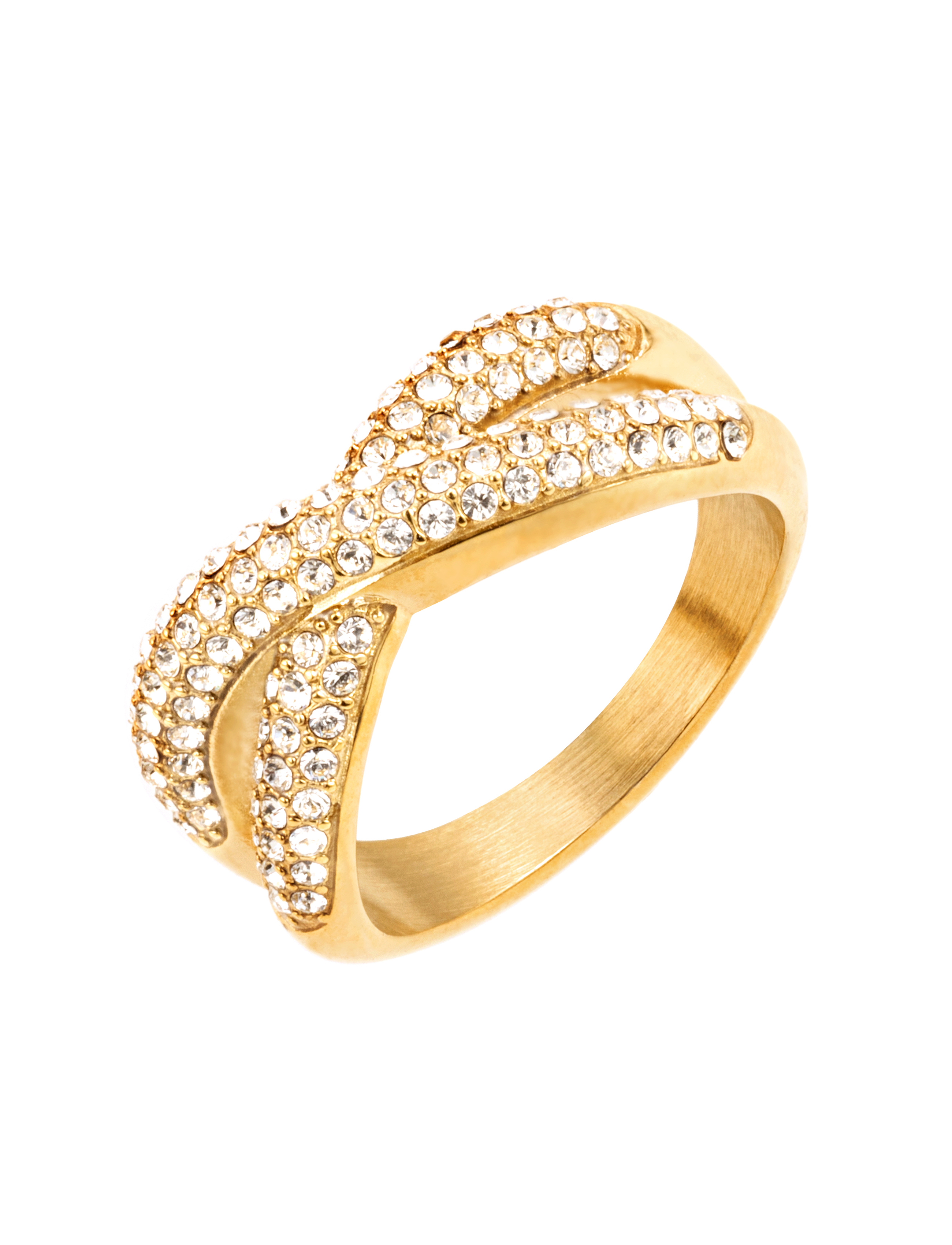 Cross ring gold