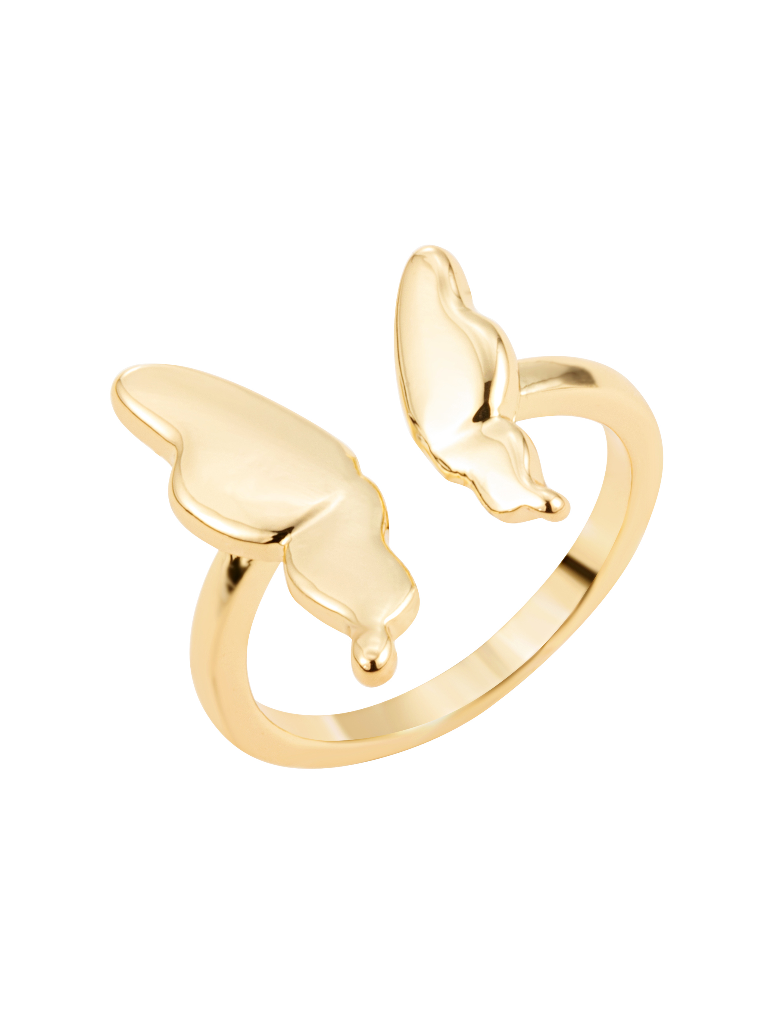Butterfly ring gold