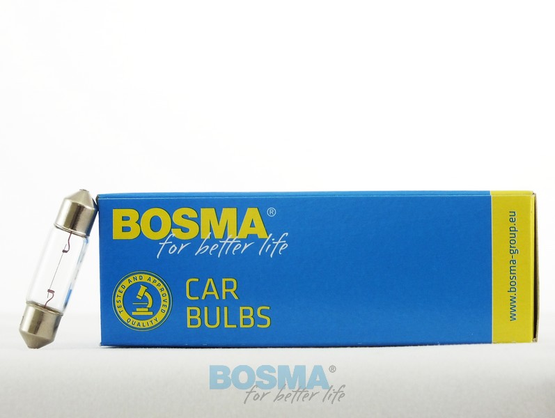 Spulenlampe Bosma SV7 12V 3W 31mm