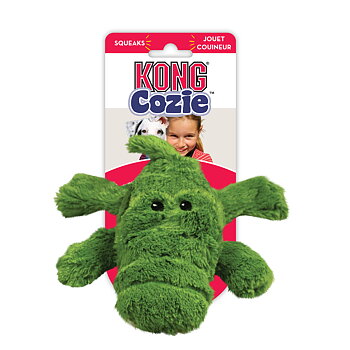 KONG Cozie AliAlligator Grön XL