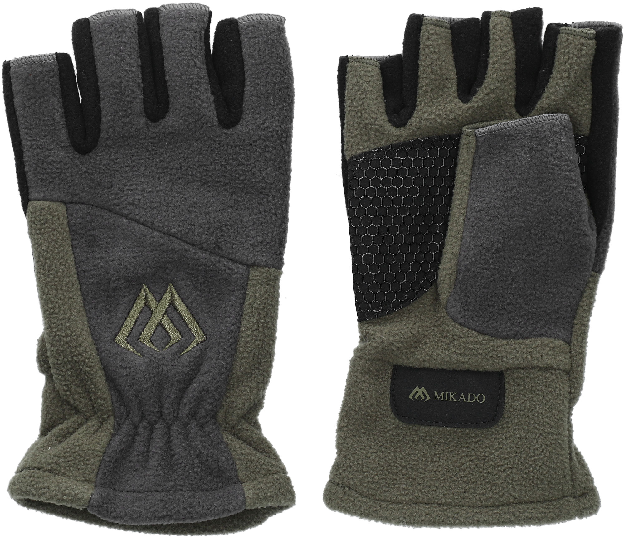 Warm and comfortable fishing gloves designed for maximum dexterity. Cut-off fingers for maximum flexibility
