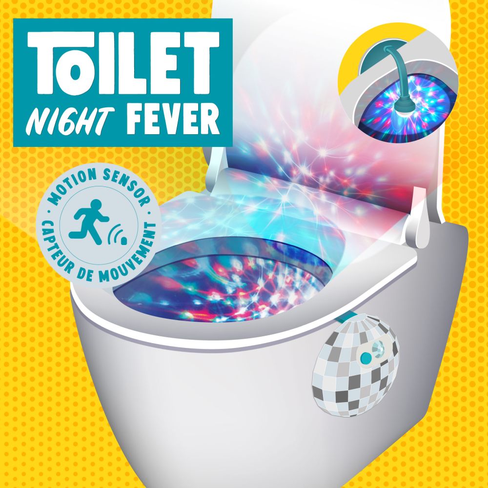 Toilet night fever, bathroom night light with sensor - 3
