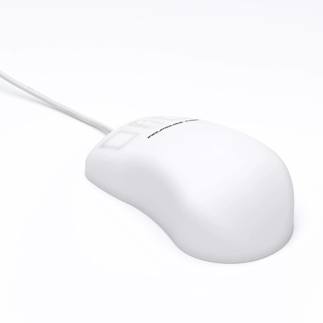 InduMouse® Pro – Water- and Dustproof Silicone Mouse for Hygienic Environments with Plastic Base Plate - 3