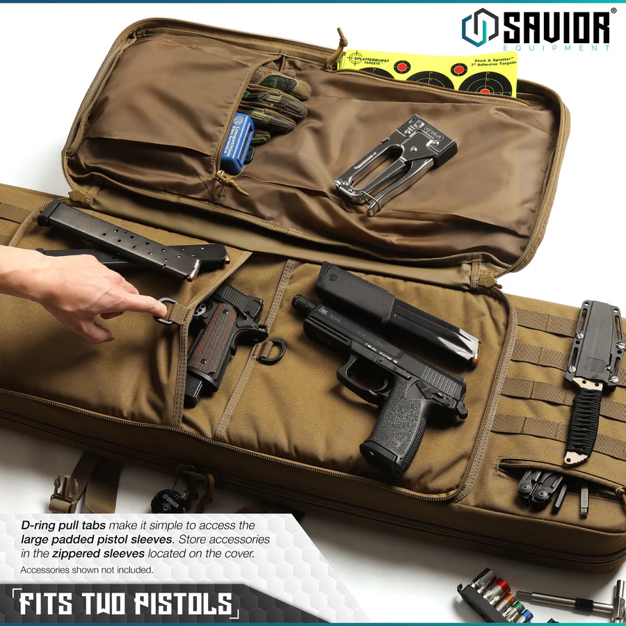 Savior Equipment American Classic 51" Double Rifle Bag - FDE 4
