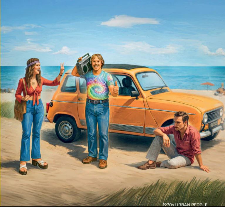 1/24 1970s Urban People