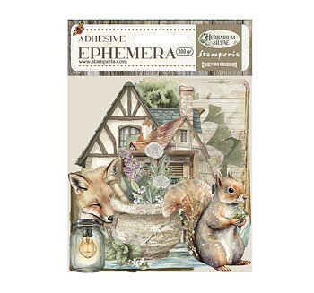 Stamperia Herbarium Silvae Adhesive Cut-outs Ephemera 