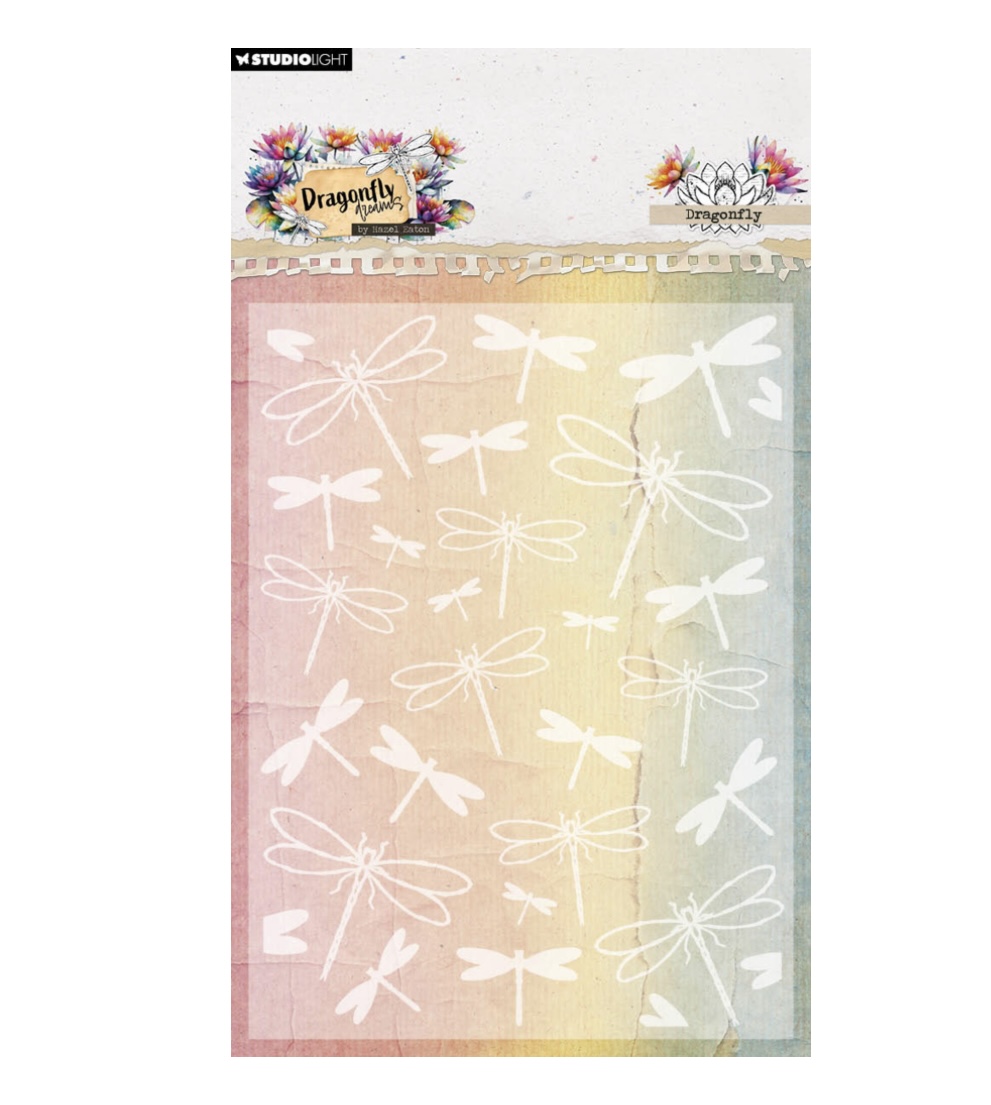Studio Light Dragonfly Dreams Embossing Folder - Dragonfly
