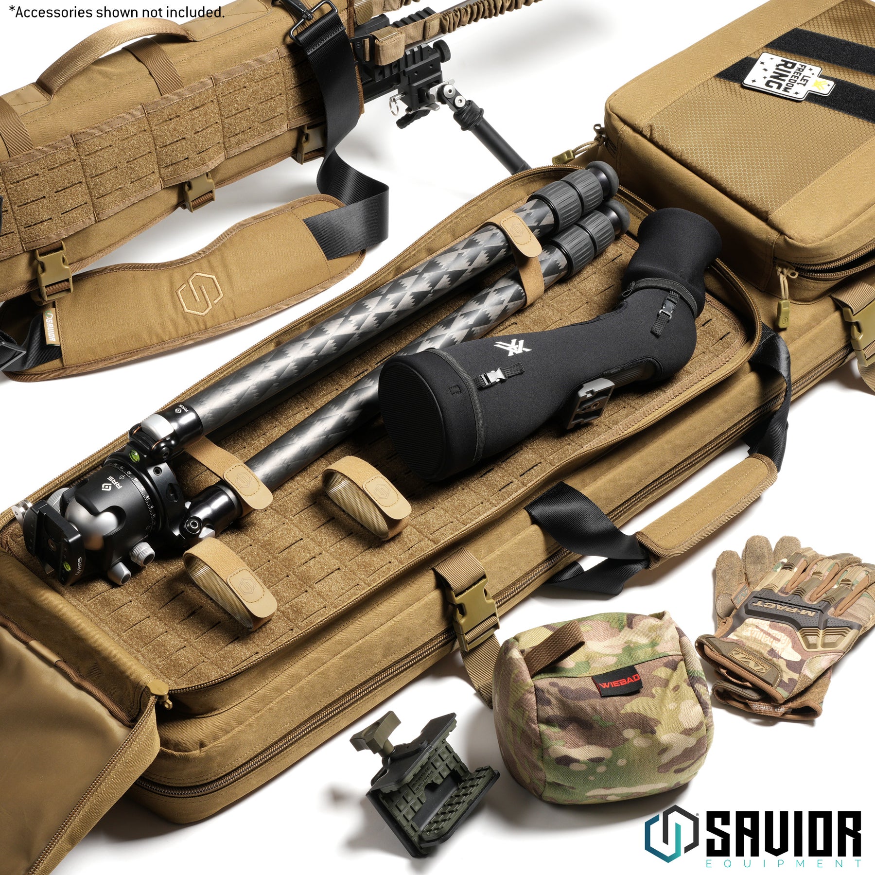 Savior Equipment Specialist LRP 55" Single Rifle Case - FDE 4