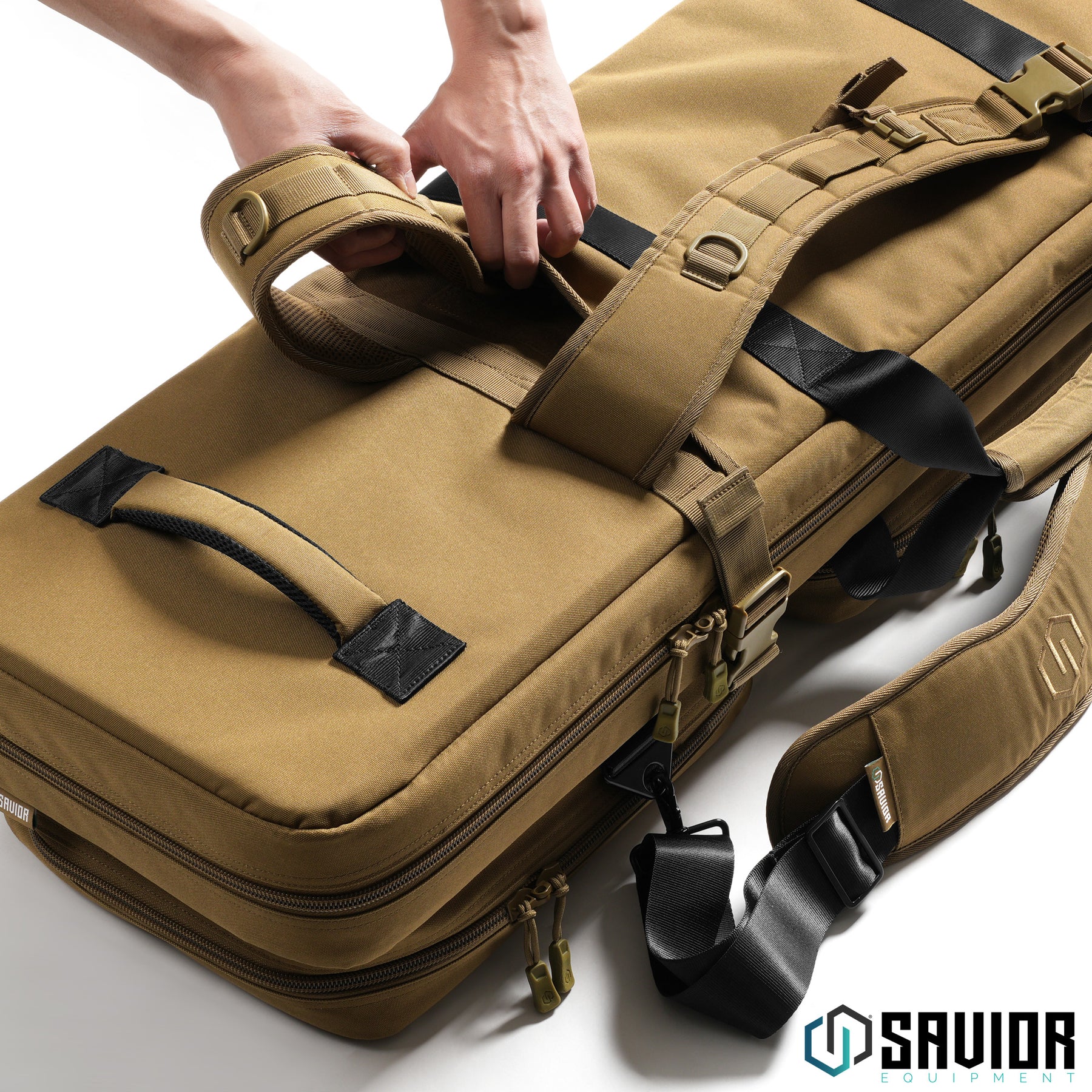 Savior Equipment Specialist LRP 55" Single Rifle Case - FDE 7