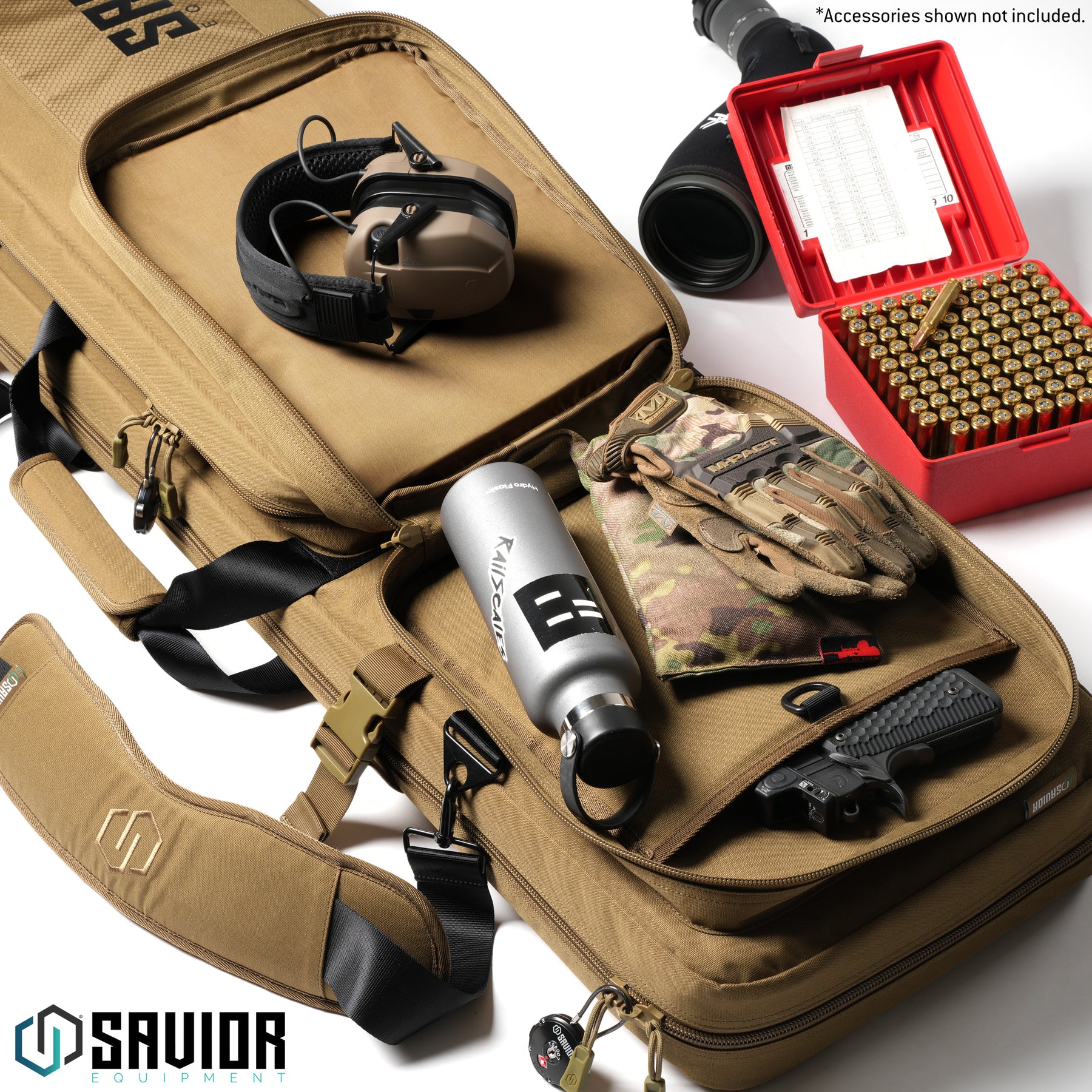 Savior Equipment Specialist LRP 55" Single Rifle Case - FDE 5