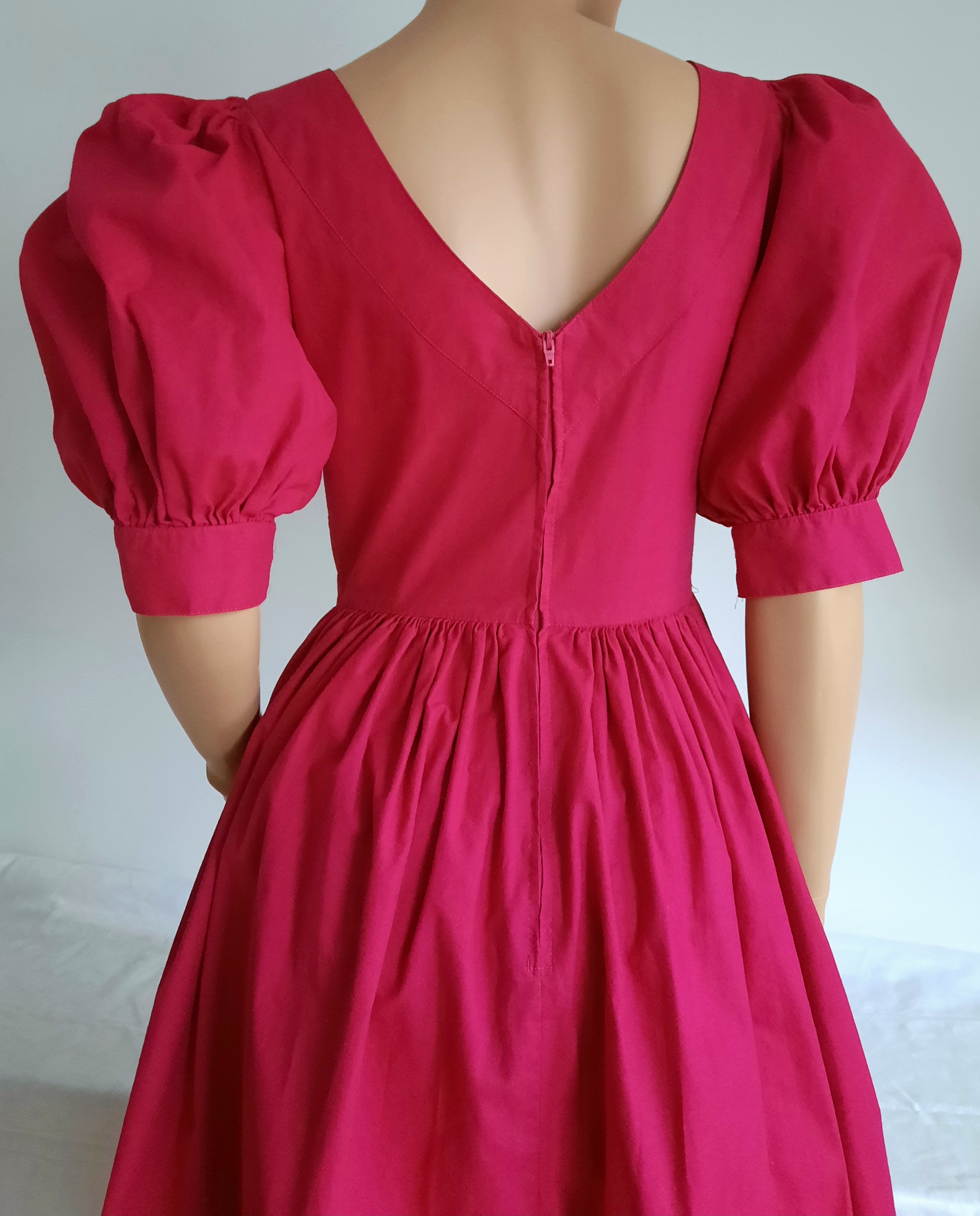 Enfärgad Laura Ashley klänning storlek 40, Vintage - 5