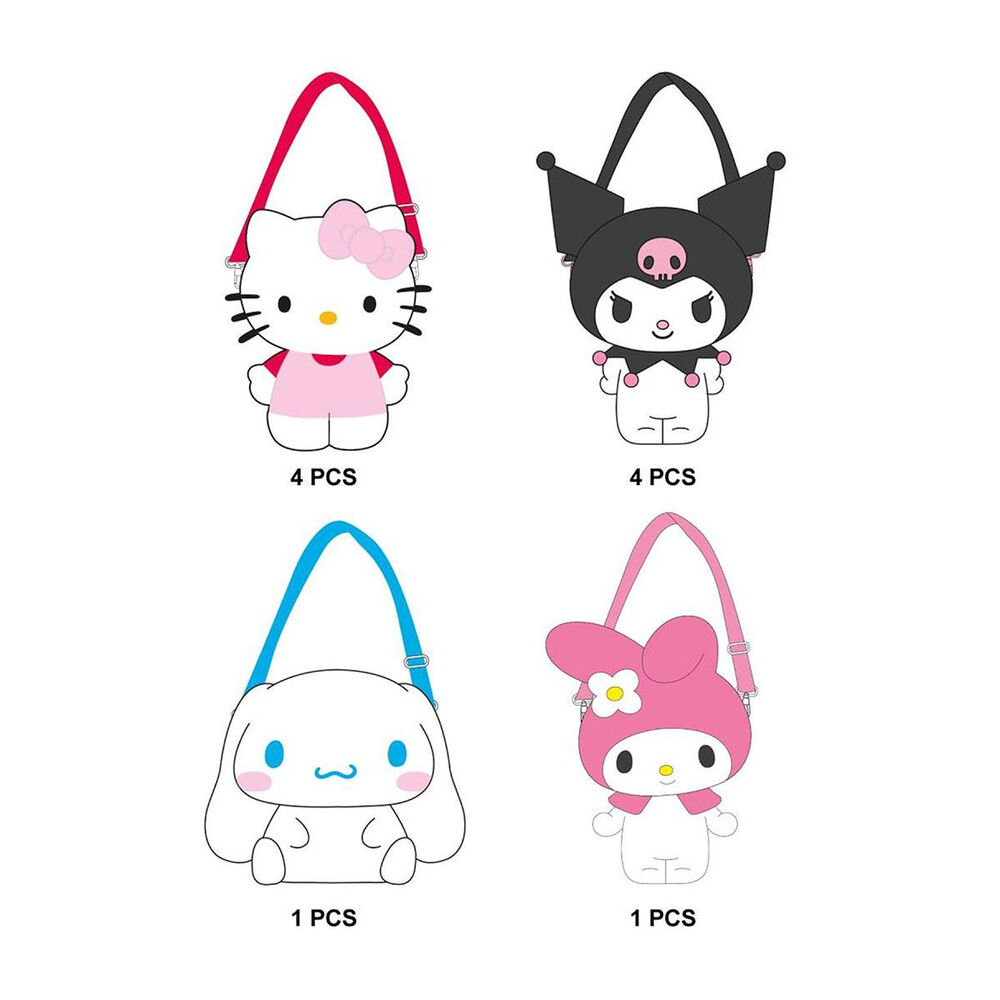 Hello Kitty and Friends Plysch Väska - Hello Kitty 30 cm - 6
