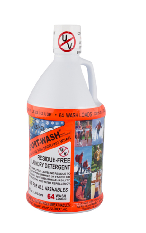 Atsko Sport-Wash 1,89 L – tvättmedel utan rester för funktionsplagg - 2