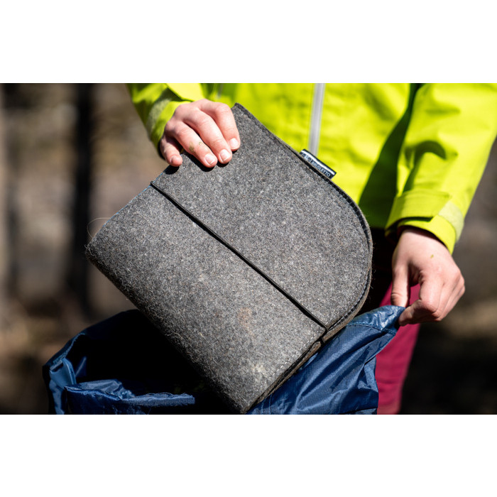 Brusletto Marka Seat Pad – hopfällbart sittunderlag i ull - 3
