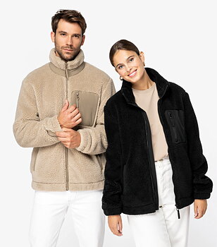 Native Spirit Sherpa Jacket – varm, hållbar & rebrandable sherpafleece
