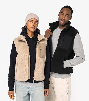 Native Spirit Sherpa Bodywarmer – hållbar & rebrandable unisexväst
