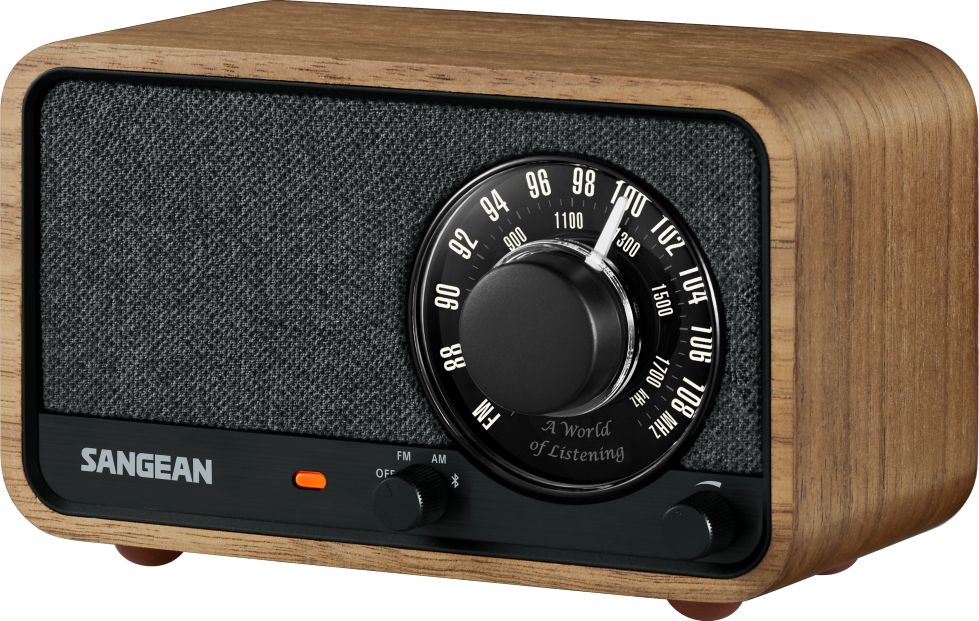 Sangean WR8 mörktträ Bluetooth
