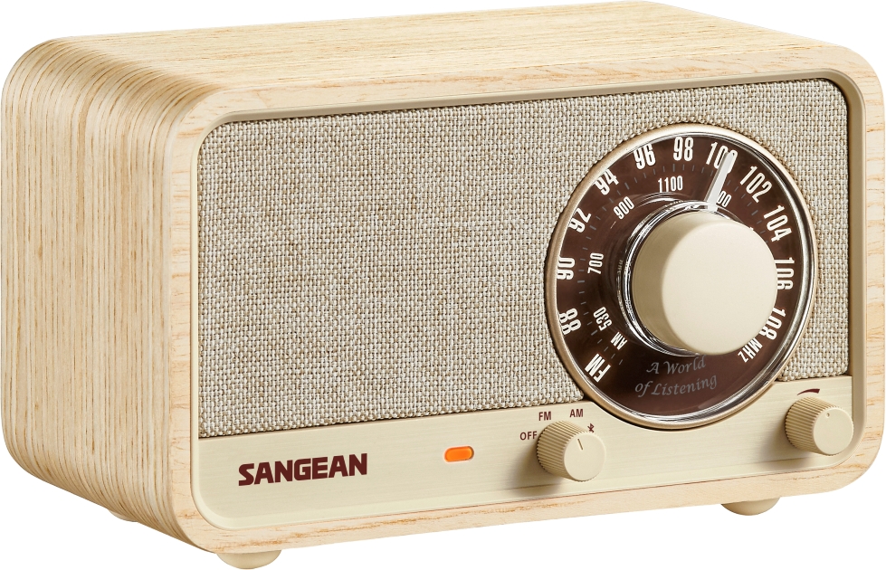 Sangean WR8 White Oak Bluetoot