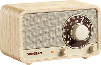 Sangean WR8 White Oak Bluetoot