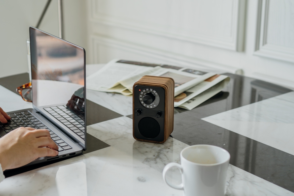 Sangean WR9 mörktträ Bluetooth - 7