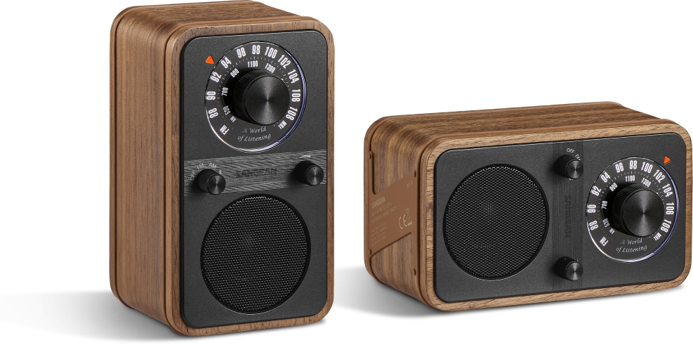 Sangean WR9 mörktträ Bluetooth - 2