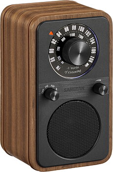 Sangean WR9 mörktträ Bluetooth