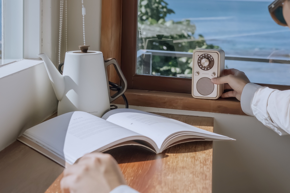 Sangean WR9 Vit ek Bluetooth - 5