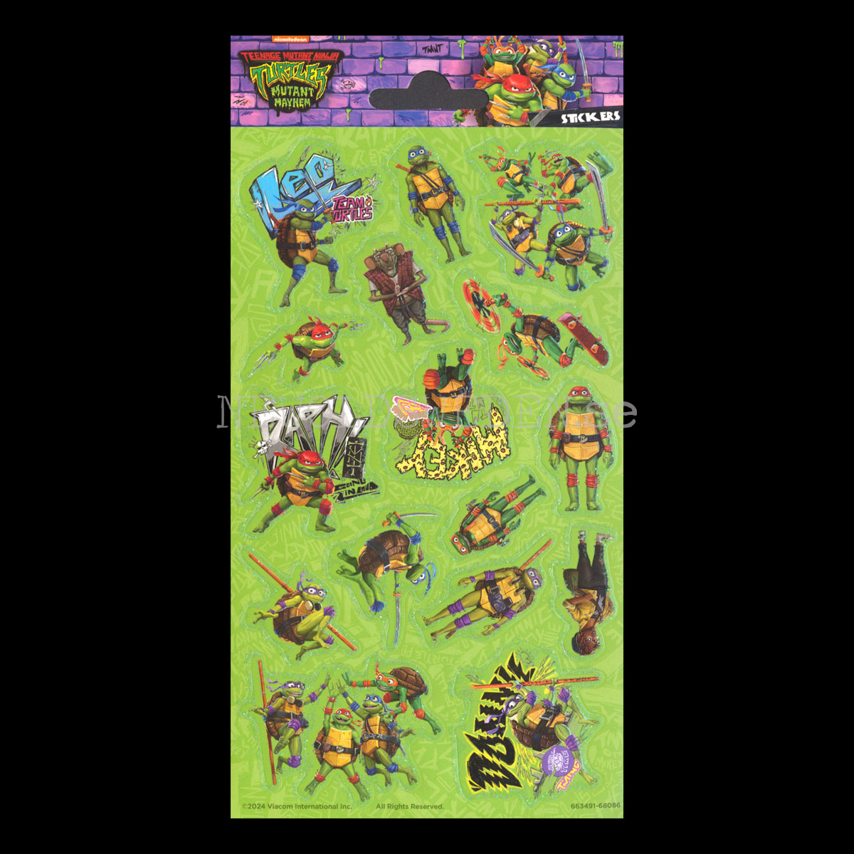 Stickers TURTLES Glitter - ST88
