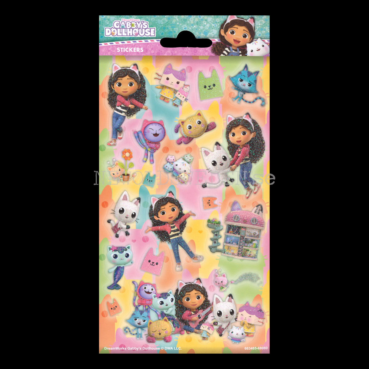 Stickers GABBYS DOLLHOUSE Glitter - ST88