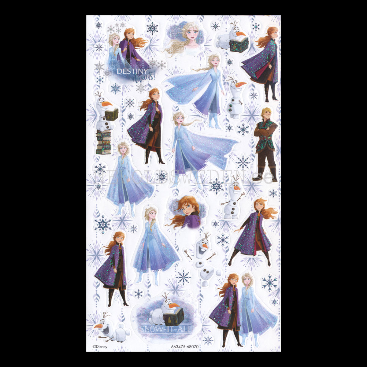 Stickers FROZEN II Disney Glitter - ST88 - 2