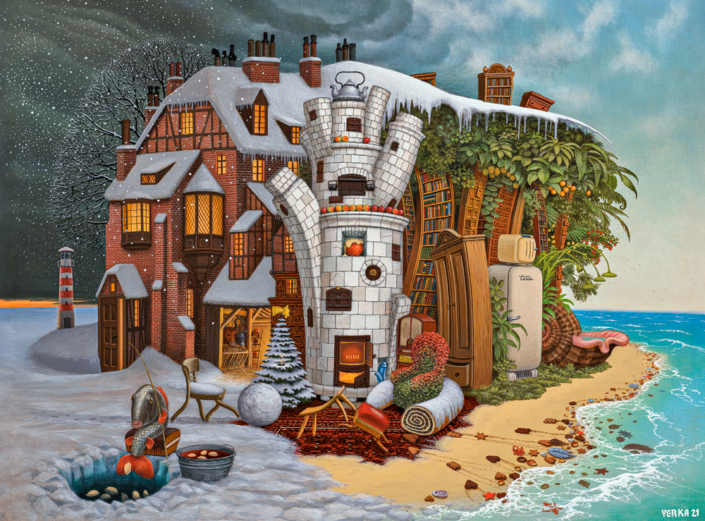 Chrismas Eve Madeira, puslespil med 2000 brikker, Art Collection (C-201020)