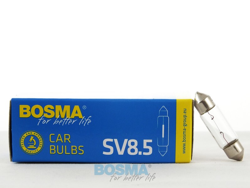 Spulenlampe Bosma SV8,5 6V 5W C5W 36mm