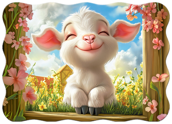 Pretty Goat, 30-bitarspussel (B-03846)