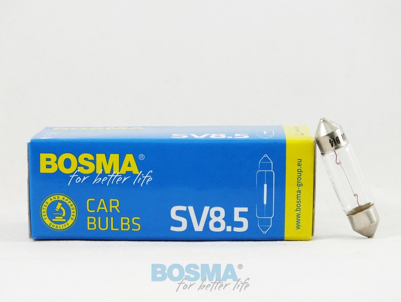 Spulenlampe Bosma SV8,5 12V 5W C5W 36mm