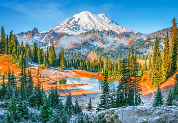Mount Rainier National Park USA, puslespil med 1000 brikker (C-105496)