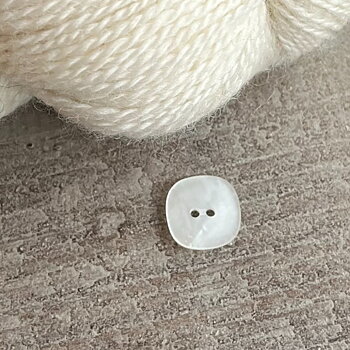 KNAPP KVADRAT, VIT 16 mm