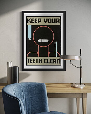 Keep Your Teeth Clean - Poster