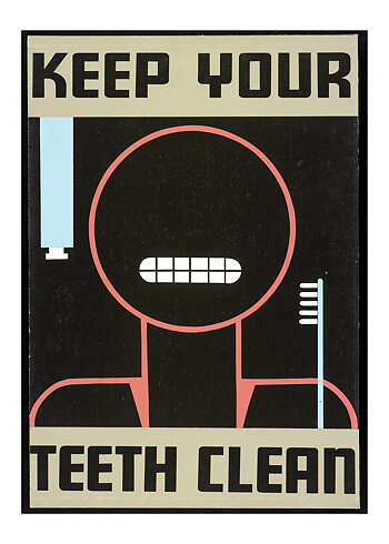 Keep Your Teeth Clean - Poster