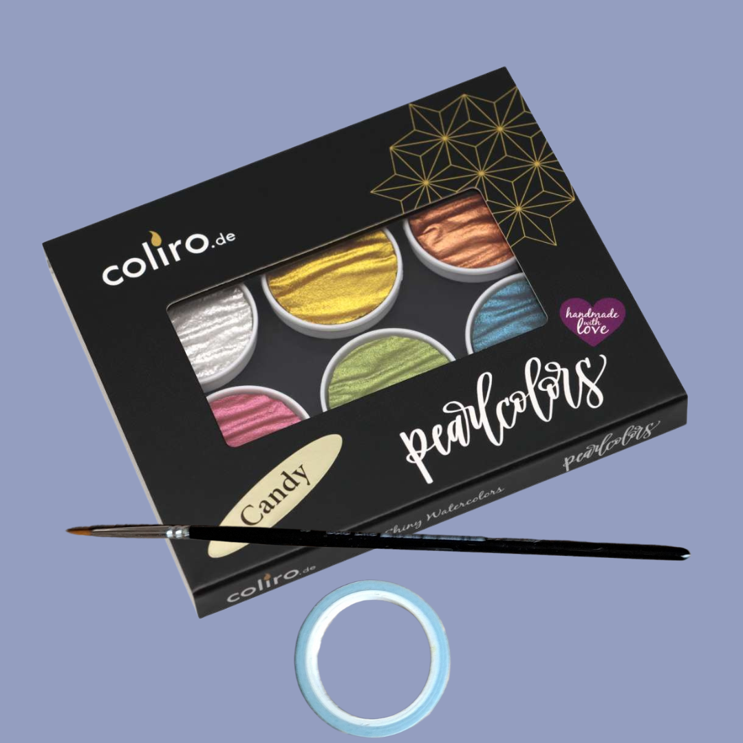 Coliro Produktpaket - Pensel och Washitejp på köpet - 2