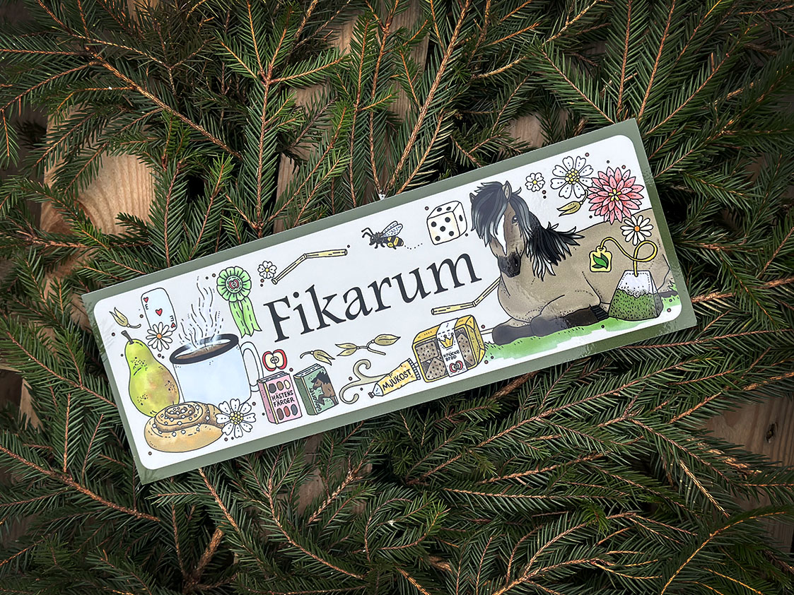 Skylt - Fikarum - 2