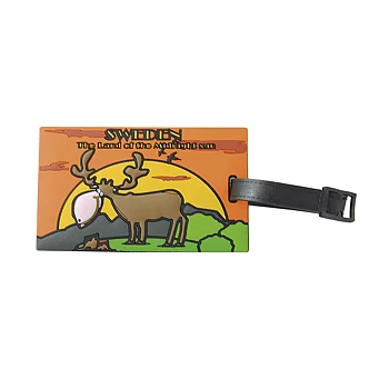 Sweden Bagagetag Älg