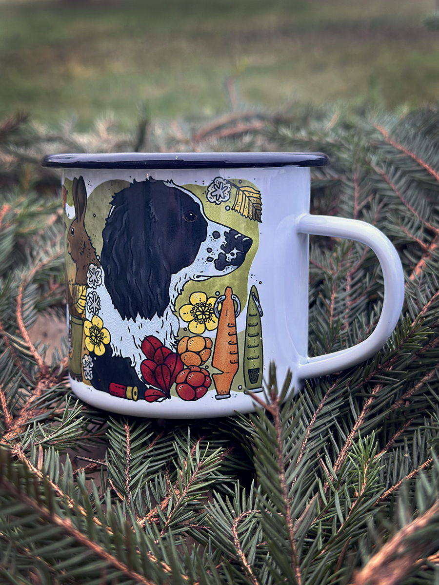 Emaljmugg - Engelsk springer spaniel - 3
