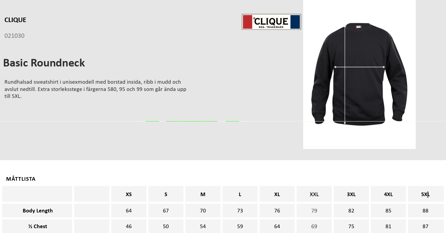Basic Roundneck med föreningslogo, Unisexmodell - 3